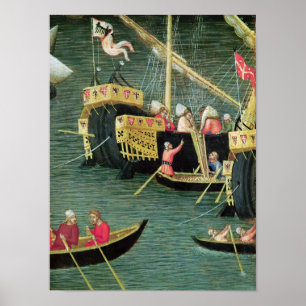 St. Nicholas Rette Mira von der Hungersnot Poster