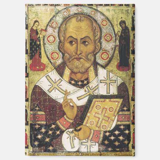 St. Nicholas Russian icon Magnet (Vorderseite)