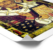 St. Nicholas Russian icon Poster (Ecke)