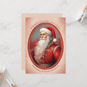 St. Nicholas Weihnachtskarte Karte (Vorderseite/Rückseite Beispiel)