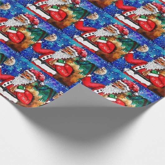 St.-Nick Geschenkpapier (Ecke)