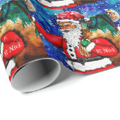 St.-Nick Geschenkpapier (Rolleneckpunkt)