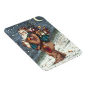 ST. NICK IN TEDDY BEAR ANZUG, CHRISTMAS TEDDIES MAGNET (Rechte Seite)