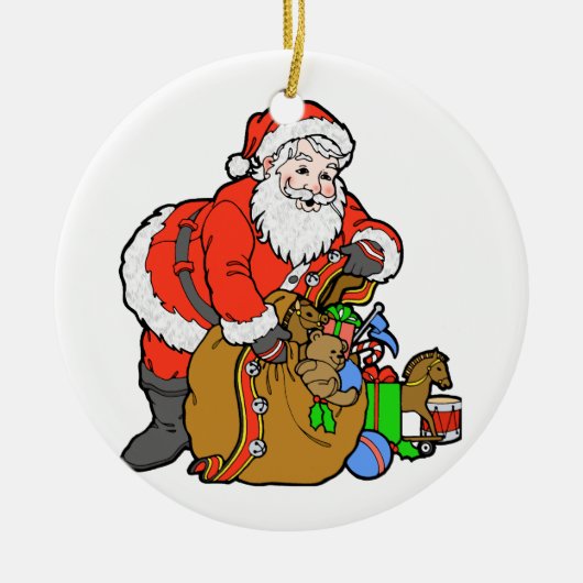 St. Nick Keramik Ornament (Vorne)