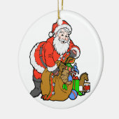 St. Nick Keramik Ornament (Links)