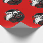 st Nick krampus Geschenkpapier (Ecke)