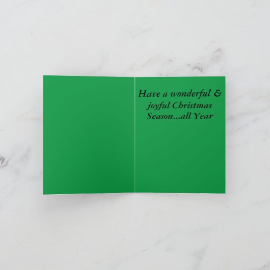 St. Nick Santa Claus Sketch Falten Weihnachten (Innenseite)