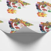 St. Nick und Geschenke Geschenkpapier (Ecke)