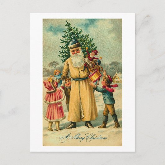 St. Nick und Kinder zu Weihnachten (Vorderseite)