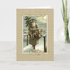 St. Nick Vintage Reproduktion Karte
