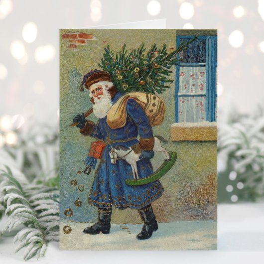 St. Nick | Vintager Urlaub Karte