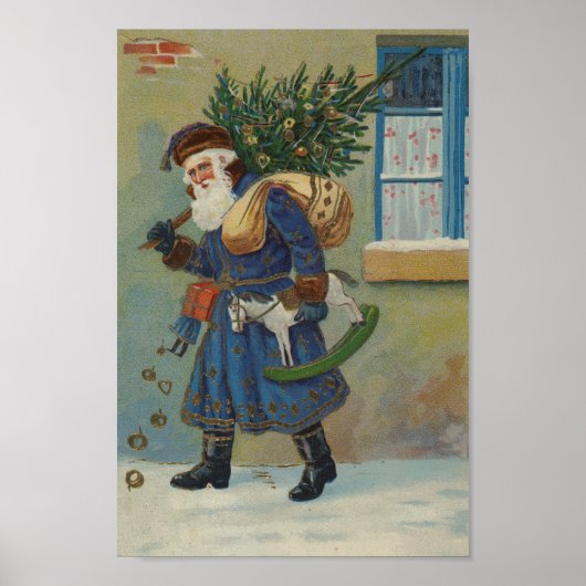 St. Nick | Vintager Urlaub Poster (Vorne)