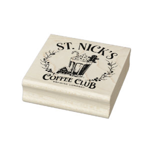 St. Nicks Coffee Club Brewing Company Gummistempel