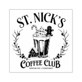 St. Nicks Coffee Club Brewing Company Gummistempel (Prägung)