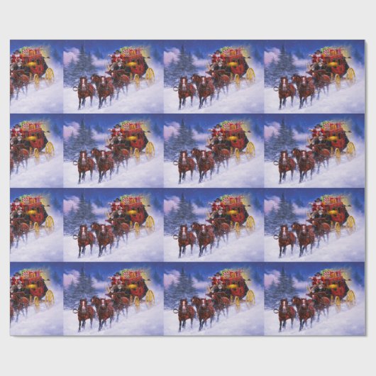 St. Nicks Express Geschenkpapier (Flach)