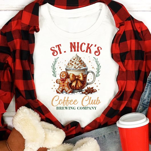 St. Nicks Kaffeeclub Lebkuchen Weihnachten Tri-Blend Shirt