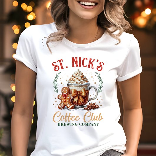 St. Nicks Kaffeeclub Lebkuchen Weihnachten Tri-Blend Shirt