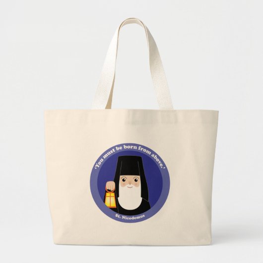 St. Nicodemus Jumbo Stoffbeutel (Vorne)