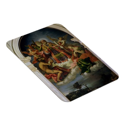 St. Nikolaus in Glory mit Heiligen Magnet (Rechte Seite)