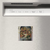 St. Nikolaus in Glory mit Heiligen Magnet (In Situ (Geschirrspüler))