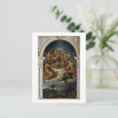 St. Nikolaus in Glory mit Heiligen Postkarte (Stehend Vorderseite)