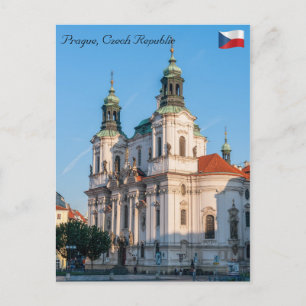 St.-Nikolaus-Kirche in der Altstadt von Prag Postkarte