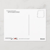 St. Nikolaus und Pine Marten Postkarte (Rückseite)