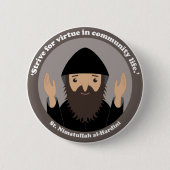 St. Nimatullah al-Hardini Button (Vorderseite)