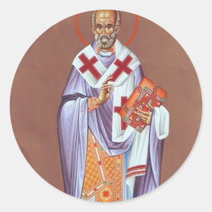 st. Nischen Runder Aufkleber