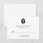 St. Olga Cross - Antwort auf Hochzeiten/RSVP-Karte (Vorne/Hinten)