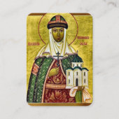 St. Olga Equal-to-the-Apostles Gebet Card Platzkarte (Vorderseite)
