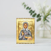 St. Olga of Alaska Gebetskarte Platzkarte (Stehend Vorderseite)