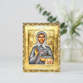 St. Olga of Alaska Orthodox Christian Icon Postkarte (Stehend Vorderseite)