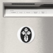 St Olga Orthodox Cross-Magnet Magnet (In Situ (Geschirrspüler))