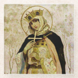 "St Olga" von Michail Nesterov Glasuntersetzer