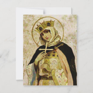 "St Olga" von Michail Nesterov Postkarte