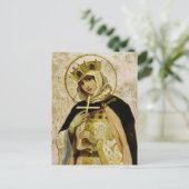 "St Olga" von Michail Nesterov Postkarte (Stehend Vorderseite)