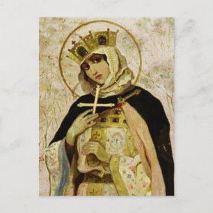 „St. Olga“ von Michail Nesterow Postkarte