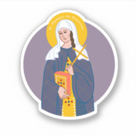 St. Olympia der Toten Aufkleber