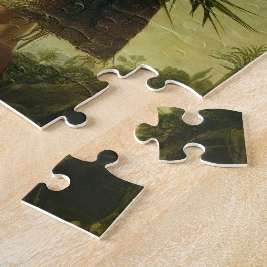 St. Onuphrius (Öl auf Leinwand) Puzzle (Seite)