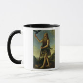 St. Onuphrius (Öl auf Leinwand) Tasse (Links)