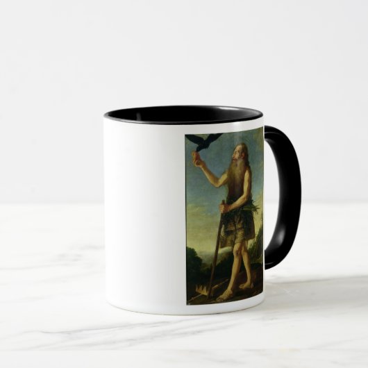 St. Onuphrius (Öl auf Leinwand) Tasse (VorderseiteRechts)