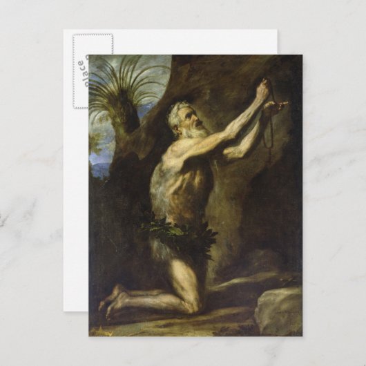 St. Onuphrius Postkarte (Vorne/Hinten)