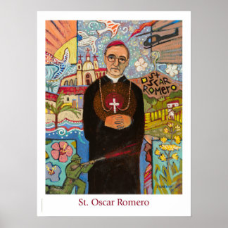 St. Oscar Romero katholisches Klassenposter Poster