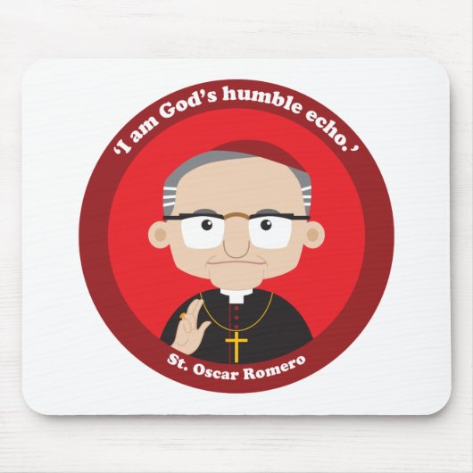 St. Oscar Romero Mousepad (Vorne)