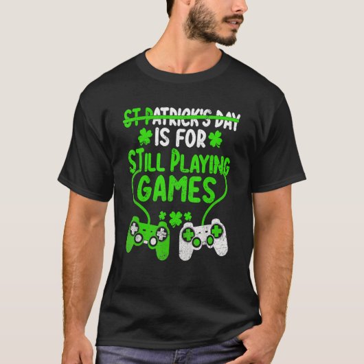 St P ist für noch Spiele Boys Kinder St Patri T-Shirt (Vorderseite)