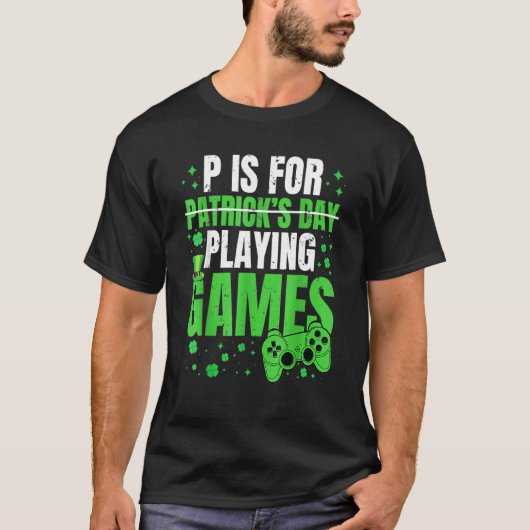 St P ist für noch Spiele Boys Kinder St Patri T-Shirt (Vorderseite)