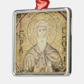 St. Pachomius Ornament Aus Metall (Links)