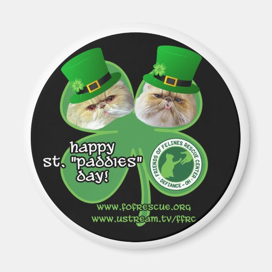 ST. Paddies-Tagesmagnet - Design 1 Magnet (Vorne)