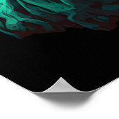 St Paddies'Day Leprechaun Rauchen Poster (Ecke)